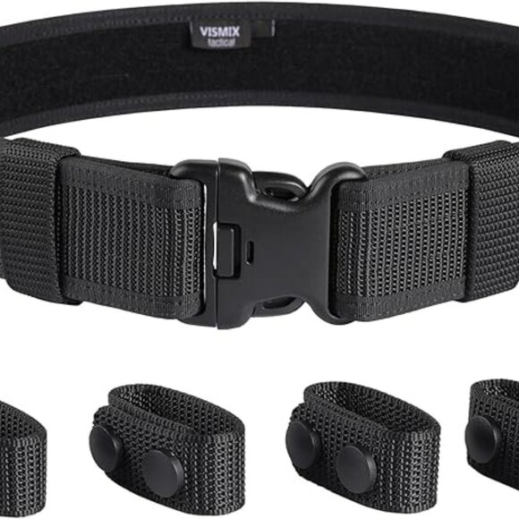 VISMIX Tactical Duty Belt 2" Police Security Heavy Nylon Law Enforcement New - Picture 3 of 8